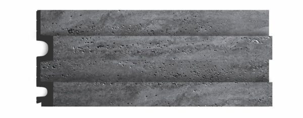 3D панель D302-1632 DECOMASTER лофт травертин темный 122x21x2900 мм