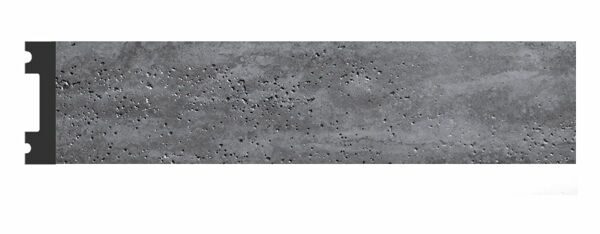 Молдинг бетон темный лофт D162-1632 DECOMASTER 41x10x2900 мм